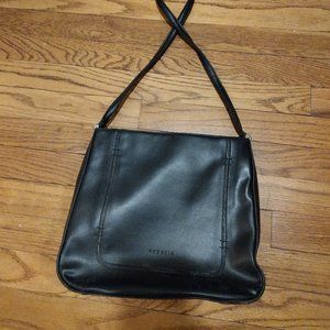 Capezio vintage black leather purse